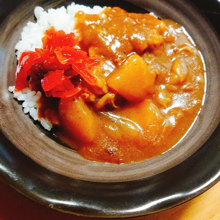 残った豚プルコギをリメイク☆カレーライス